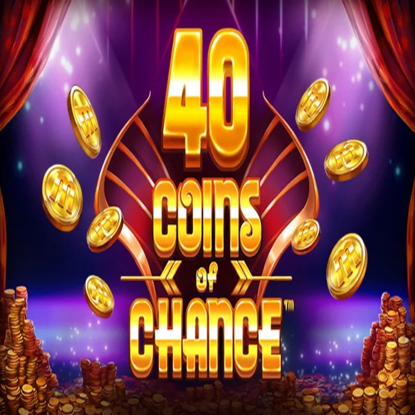 Slots logo of 40 Coins of Chance from SYNOT Games at Duffspin Casino