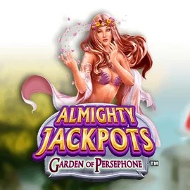 Official Jackpots logo: Almighty Jackpots: Garden of Persephone by Novomatic at Duffspin Casino