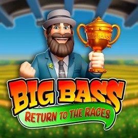 Big Bass Return to the Races online game logo by Pragmatic Play on duff-spin.org
