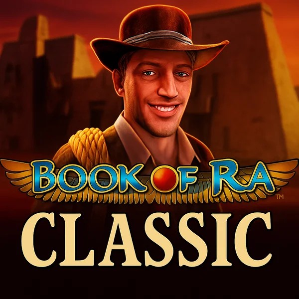 Book of Ra Classic casino game by Novomatic – featured logo at Duffspin Casino
