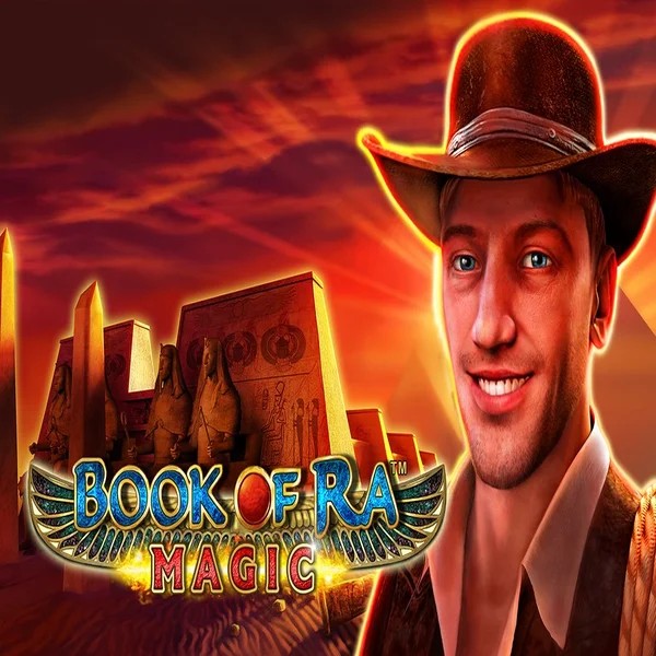 Book of Ra Magic by Greentube, showcased at duff-spin.org – game logo