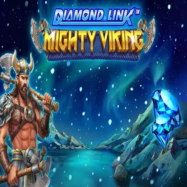 Diamond Link Mighty Viking logo by Greentube at Duffspin Casino