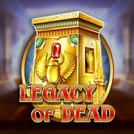 Legacy of Dead logo by Play'n GO at Duffspin Casino