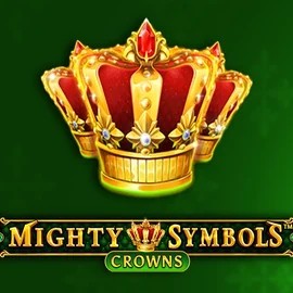 Official Slots logo: Mighty Symbols Crowns by Wazdan at Duffspin Casino