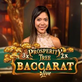 Prosperity Tree Baccarat casino game by Evolution – featured logo at Duffspin Casino