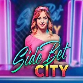 Official Live Casino logo: Side Bet City by Evolution at Duffspin Casino