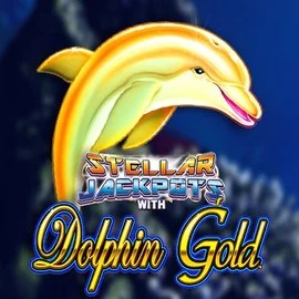 Enjoy Dolphin Gold with Stellar Jackpots by Lightning Box Game – logo hosted on duff-spin.org