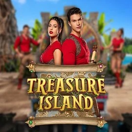 Treasure Island slot logo by Pragmatic Play at Duffspin Casino